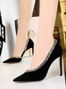 Frau High Heels Spitzschuh Pfennigabsatz Strass Chic Pumps
