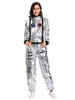 Frauen Astronauten Kostüm Jumpsuit Feiertage Karneval Kostüm Kostüme