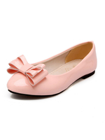 Frauen Ballerinas Spitz Zehe Schleife Streifen auf Schuhe Plus Größe Freizeitschuhe 2020