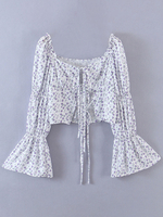 Frauen Bluse Weiß Polyester Langarm Sweet Tops