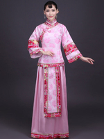Frauen chinesische Kostüm Karneval Kostüm Pink