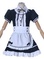 Frauen Cosplay Kostüm Polyester Maid Kostüm Set