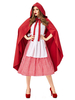 Frauen-Feiertags-Kostüme Rotes elegantes Kleid Plaid-geschichteter Umhang-Feiertags-Kostüm