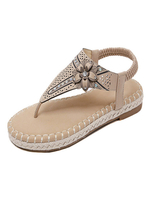 Frauen flache Sandalen Thong Toe Beach Sandalen