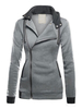 Frauen Jacken Mit Kapuze Reißverschluss Reißverschluss Street Wear Jacke Für Frauen