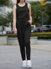 Frauen Jumpsuit Jewel Neck Ärmelloses Sommer One Piece Outfit