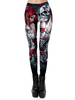 Frauen Karneval Kostüm Kostüme bräunlich schwarze Stretchhose Polyester Skinny Holidays Kostüme