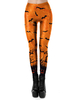 Frauen Karneval Kostüm Kostüme Orange Stretchhose Polyester Holiday Skinny Holidays Kostüme