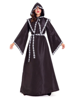 Frauen Karneval Kostüm Kostüme Schwarz Märchen Retro Layered Dress Polyester Schädelkleid Urlaub Kostüme