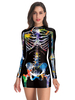 Frauen Karneval KostümCostumes Schwarz Stretch Kleid Polyester Bodycon Feiertage Kostüme