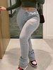 Frauen lange Hosen Kordelzug Polyester Casual lange Hosen