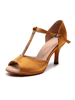 Frauen Maßgeschneiderte Latin Dance Schuhe Peep Toe Strass Ballroom Dance Schuhe
