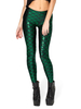 Frauen Mermaid Leggings Green Spandex Skinny Leggings