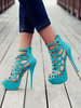 Frauen Plattform Sexy Sandalen Wildleder Peep Toe Gladiator Pfennigabsatz Sexy Schuhe