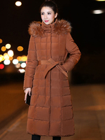 Frauen Puffer Mantel Kunstpelz Kapuzenmantel Taschen Baumwolle füllen Wintermantel