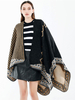Frauen Pullover Mantel Striped Long Slevee Oversized Strickwaren
