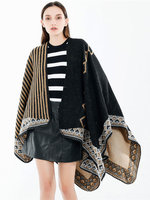 Frauen Pullover Mantel Striped Long Slevee Oversized Strickwaren