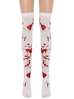 Frauen Saloon Strümpfe Blut Knie Hohe Socken Karneval Kostüm Cosplay Kostüm Zubehör