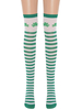 Frauen Saloon Strümpfe Klee Knie Hohe Socken Karneval Kostüm Cosplay Kostüm Zubehör