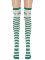 Frauen Saloon Strümpfe Klee Knie Hohe Socken Karneval Kostüm Cosplay Kostüm Zubehör