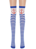 Frauen Saloon Strümpfe Sailor Knie hohe Socken Karneval Kostüm Cosplay Kostüm Zubehör