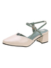 Frauen Sandalen Chunky Heel Schnalle Academic Sandalen Strap Adjustable Spitzschuh Sandalen