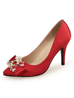 Frauen Satin Abendschuhe High Heel Party Schuhe Für Fomal Gelegenheiten