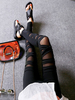 Frauen schwarze Leggings hohe Taille Skinny Gym Leggings