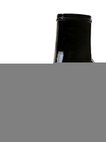 Frauen schwarze Sandale Stiefeletten Peep Toe High Heel Chuncky Heel Stiefel