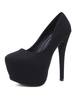 Frauen Sexy High Heels Micro Wildleder Mandelzehen Sexy Schuhe Stiletto Heels