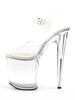 Frauen Sexy Sandalen Weiße Peep Toe Stiletto Plateausandalen