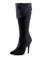 Frauen Sexy Stiefel Spitzzehen Pailletten Stiletto Heel Rave Club Schwarze Oberschenkel Hohe Stiefel