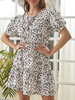 Frauen Sommerkleid Ditsy Blumendruck Etuikleider