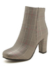 Frauen Stiefeletten Karomuster Karree 3.3 "Block Heel Booties
