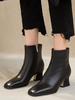 Frauen Stiefeletten Karree 2;4 "Blockabsatz Stiefel