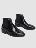Frauen Stiefeletten Rindsleder Karree 1.6 "Block Heel Booties mit Nieten