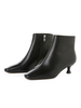 Frauen Stiefeletten Rindsleder Karree Kätzchen Ferse 2 "Booties
