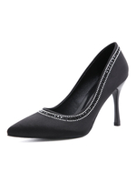 Frauen Stilettos High Heels Spitzzehen Stiletto Fersen Strass Chic High Heels
