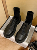 Frauen stilvolle Oxfords schwarze runde Zehe PU-Leder Keilabsatz Lace Up Casual Leder Schuhe