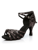 Frauen Tanzschuhe 2021 Peep Toe Criss Cross Latin Tanzschuhe Ballsaal Schuhe