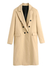 Frauen Wintermantel Trenchcoat Turndown Kragenmantel
