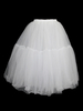 Frauenrock Weißer Tüll Hohe Taille Frauen Petticoat Bottoms