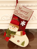 Frohe Weihnachten Geschenk Santa Claus Lane Stocking-Rentier