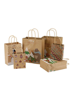 Frohe Weihnachten Geschenk Weihnachtsmann Geschenktüte
