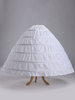 Full Gown Slip Hochzeit Petticoat Weiß One Tier Braut Krinoline