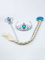 Gefroren Elsa Cosplay Zubehör Blau Kunststoff Krone Zauberstäbe Film Cosplay Requisiten