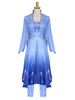 Gefrorenes Prinzessin Elsa Cosplay Kostüm Set Amerikanischer Anime Film Cosplay Kostüm Set