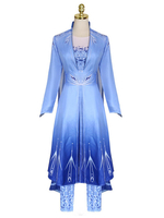 Gefrorenes Prinzessin Elsa Cosplay Kostüm Set Amerikanischer Anime Film Cosplay Kostüm Set