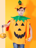 Gelbe Kürbislaterne Halloween Kostüme für Kinder
