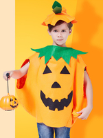 Gelbe Kürbislaterne Halloween Kostüme für Kinder